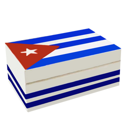 50-75 Stick Cuba Flag humidor