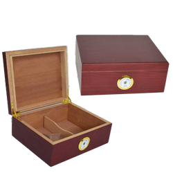 50 Stick Cherry Humidor with Bult in Hygrometer