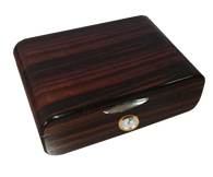 40 Stick Macassar High Gloss Humidor With Rounded Edges