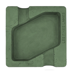 Les Fines Lames Dyad Concrete Ashtray Green