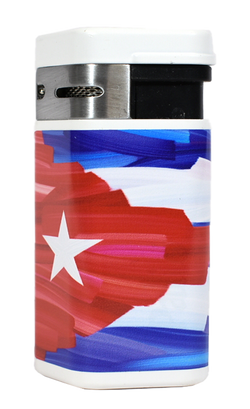 Palio Triple Torch Lighter Cuba Flag