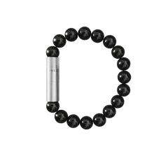 Les Fines Lames Punch Bracelet STEEL ONYX Medium