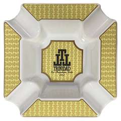 Trinidad Styled Ceramic Ashtray Square