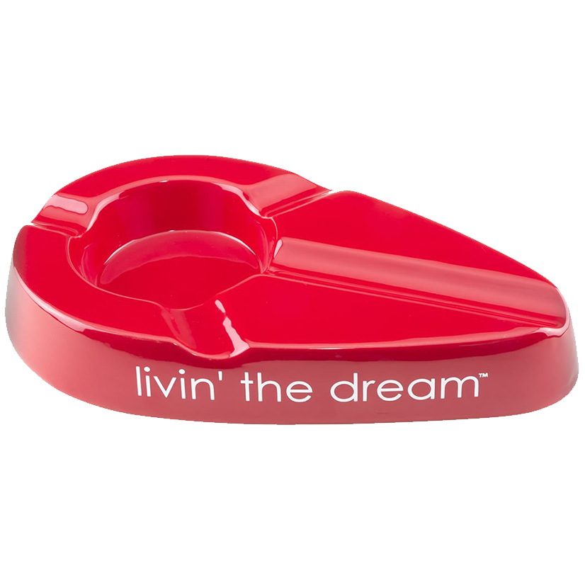 Xikar Livin' the Dream Ashtray - Red