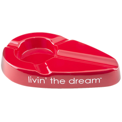 Xikar Livin' the Dream Ashtray - Red