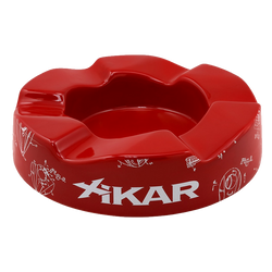 XiKAR Wave Cigar Ashtray Red & White
