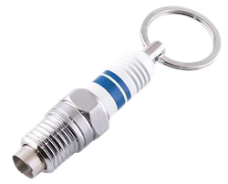 Xikar Cigar Cutter Spark Plug Punch 11mm -White & Blue