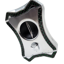Rocky Patel V Cutter Viper Series Silver/Green Carbon Fiber